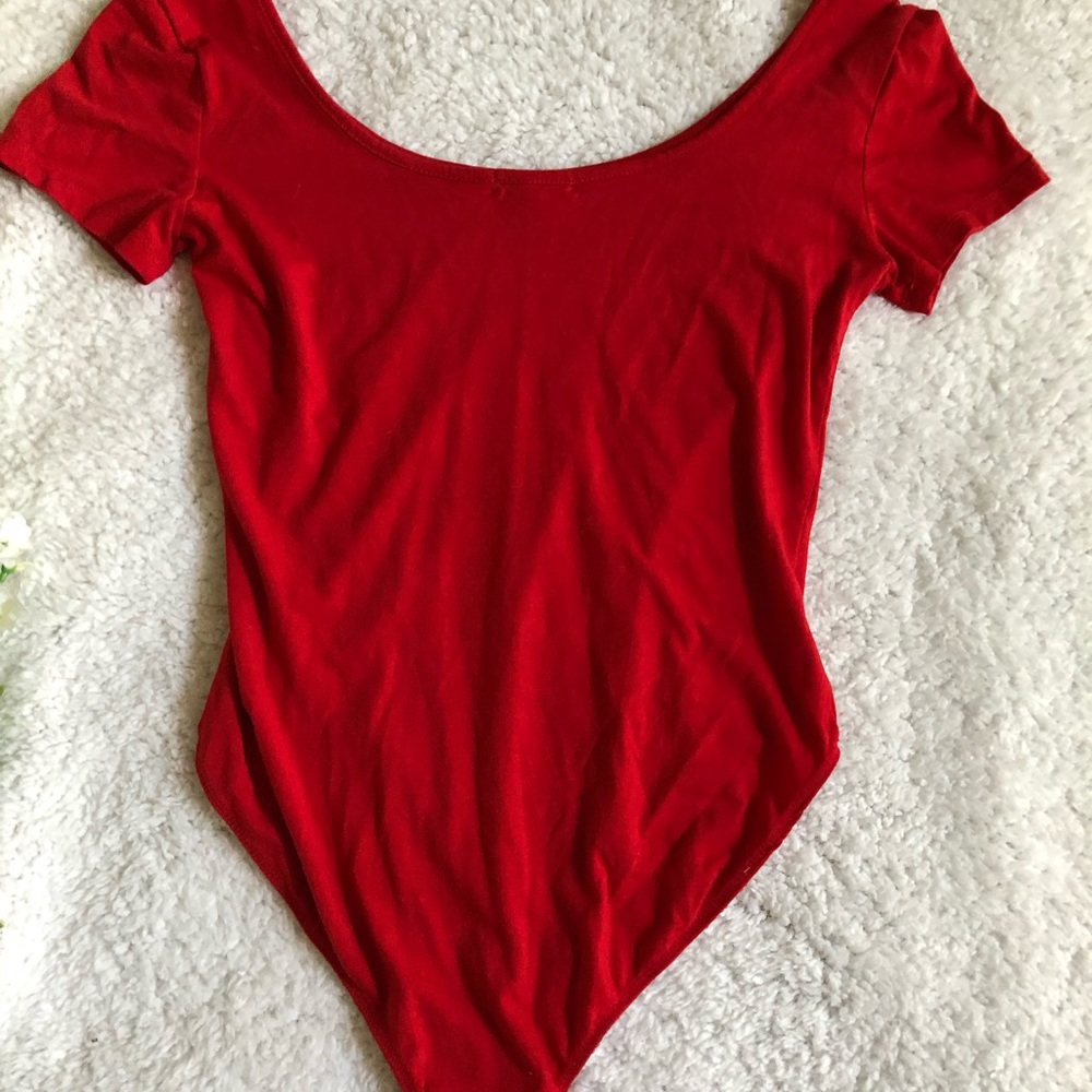 Red Body Suit - Picture 3 of 4